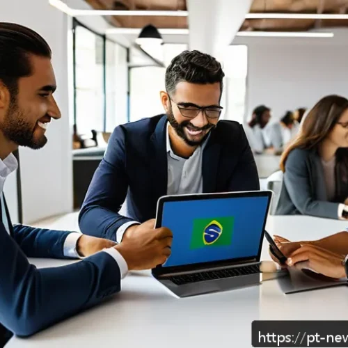 Home 30 스타트업 투자자의 요구 사항 이해하기 - A modern Brazilian startup office scene showing a diverse, multidisciplinary team of young professio...